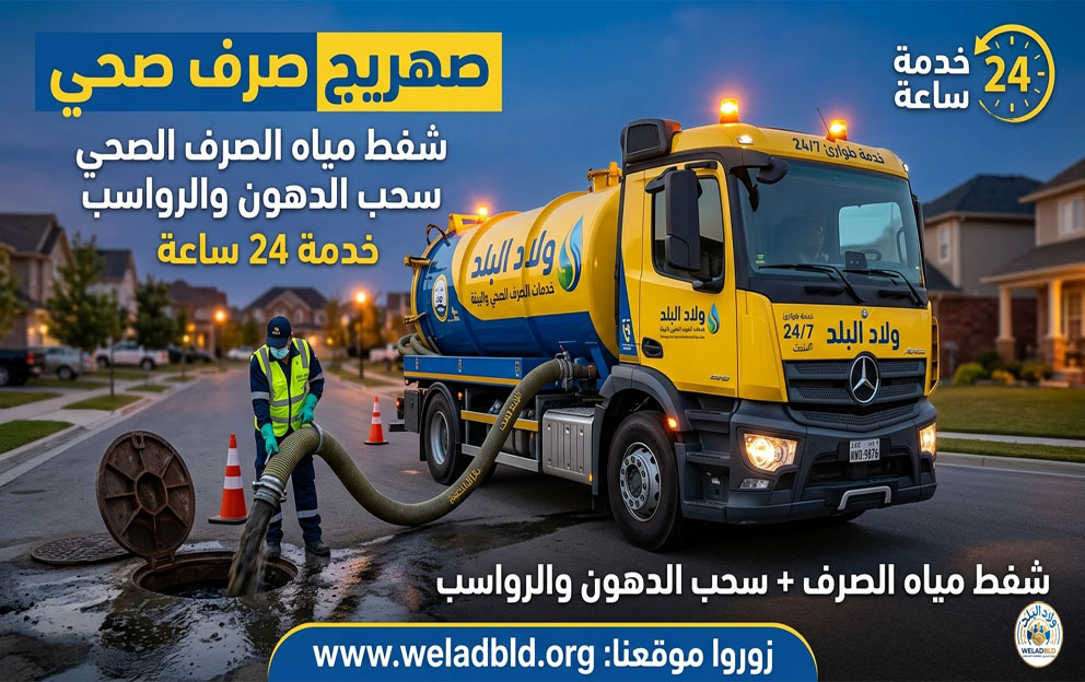 طلب صهريج صرف صحي بلدية الشارقة